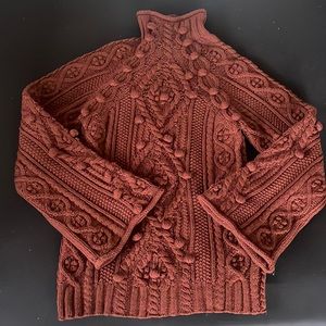 Rebecca Taylor Bauble Turtleneck Sweater